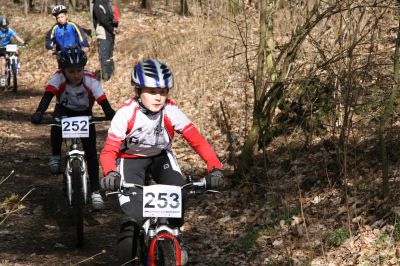 Maria Döring als Kind auf dem Mountainbike