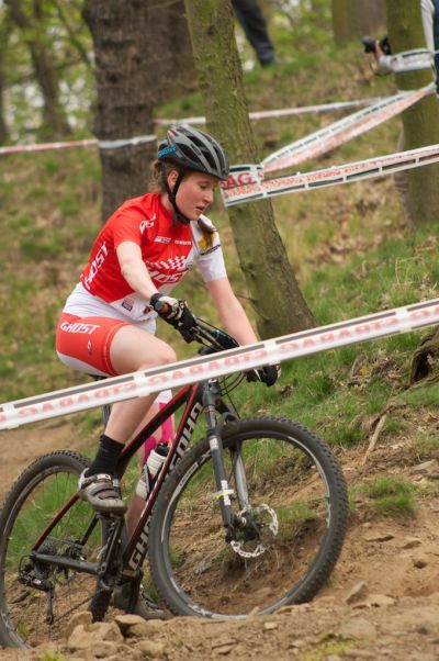 Maria Döring beim Mountainbike Wettkampf